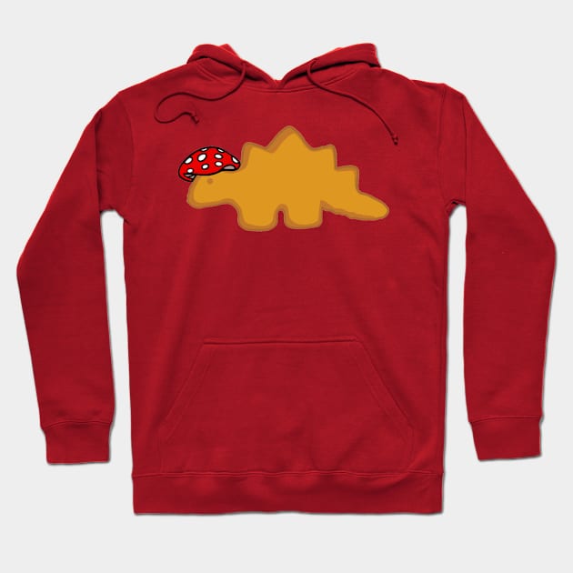 Stegosaurus Dino Nugget Mushie Hoodie by MushieCreatures